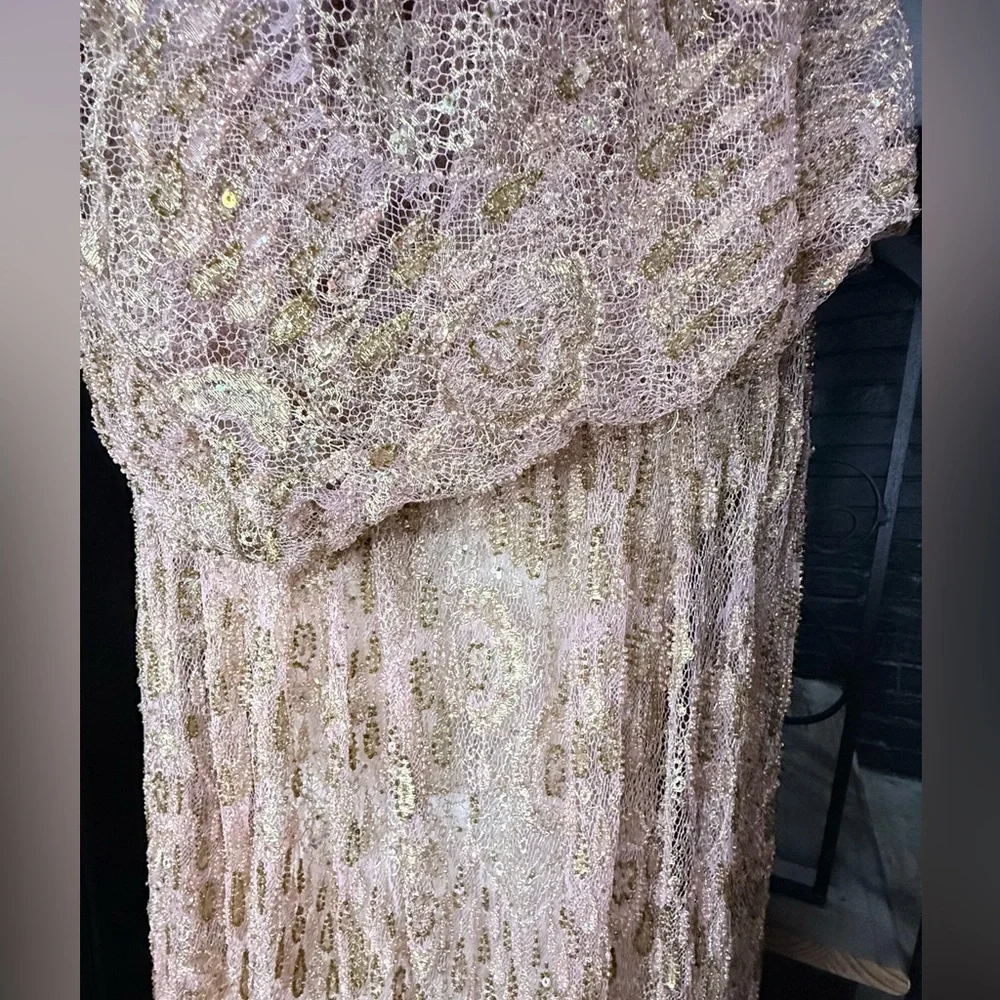 Bohemian Hooded Cloak Hand Beaded - Picture 4 of 12